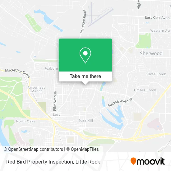 Red Bird Property Inspection map