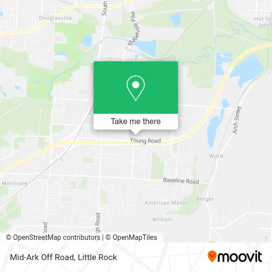 Mid-Ark Off Road map
