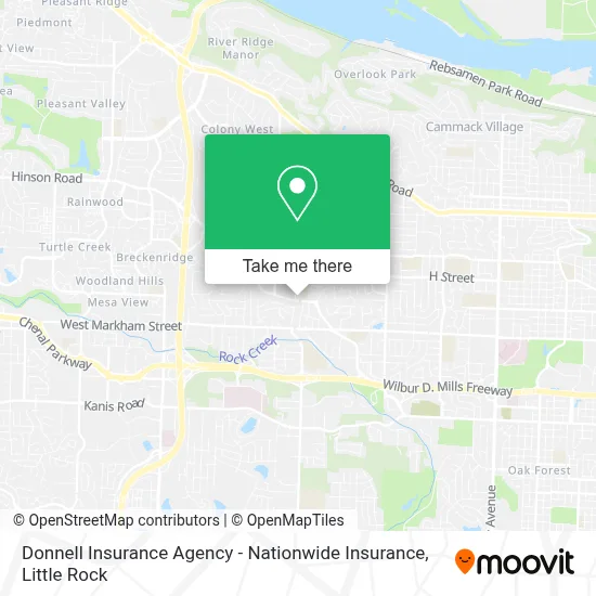 Donnell Insurance Agency - Nationwide Insurance map