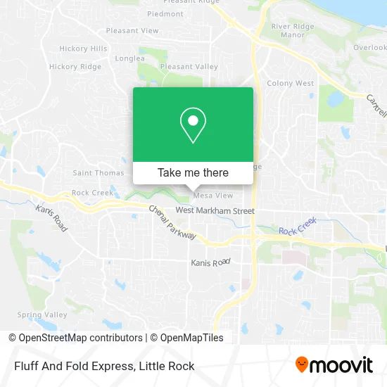 Fluff And Fold Express map