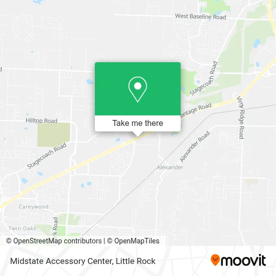 Midstate Accessory Center map