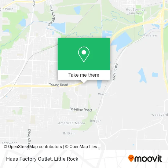 Haas Factory Outlet map
