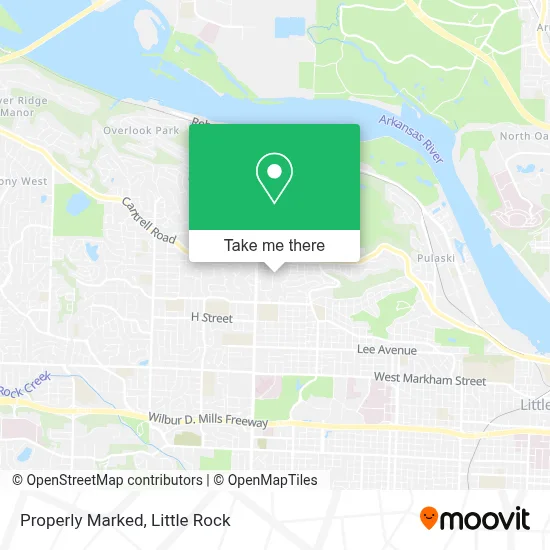 Properly Marked map