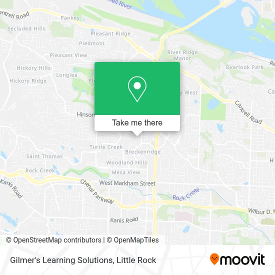 Gilmer's Learning Solutions map