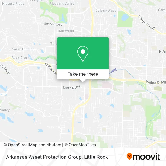 Arkansas Asset Protection Group map