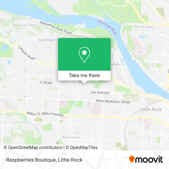 Raspberries Boutique map