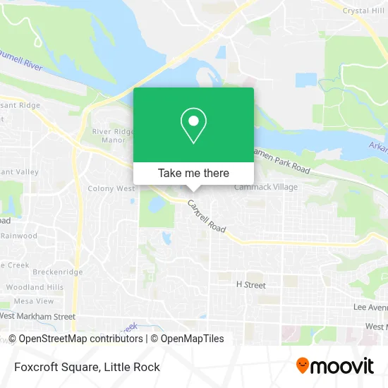 Foxcroft Square map
