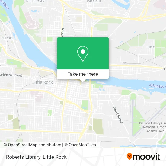 Roberts Library map