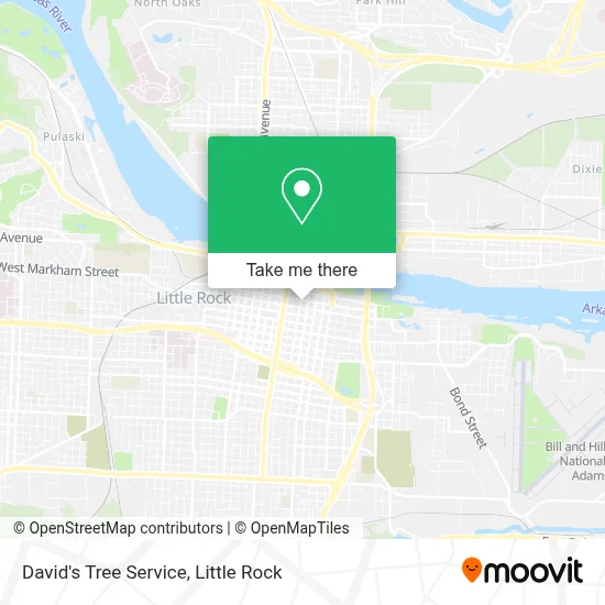 David's Tree Service map