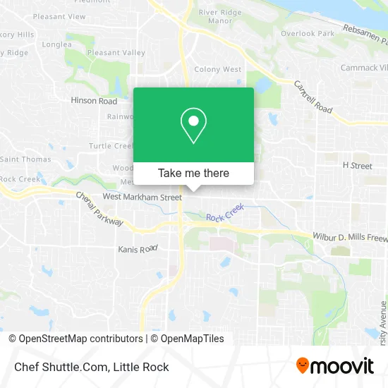 Chef Shuttle.Com map
