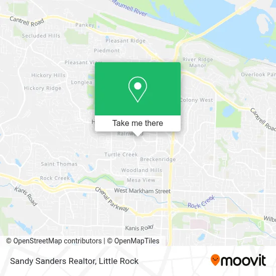 Sandy Sanders Realtor map