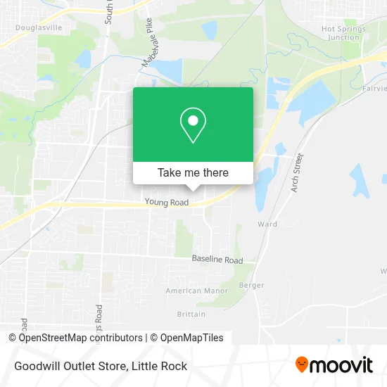 Goodwill Outlet Store map