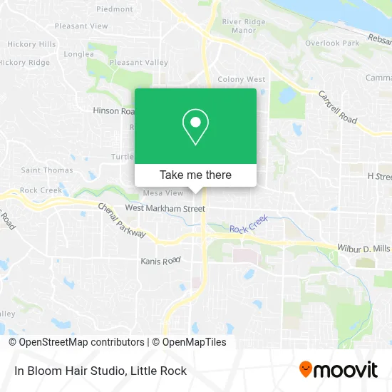 In Bloom Hair Studio map