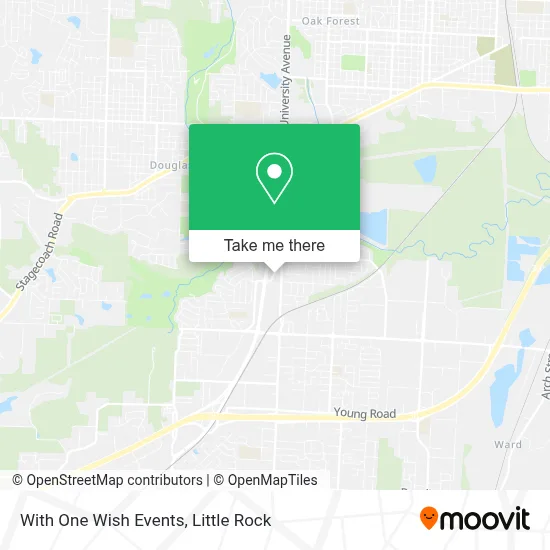 With One Wish Events map