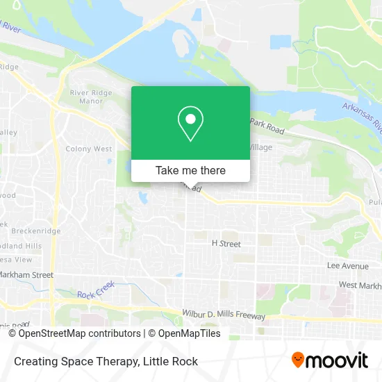 Creating Space Therapy map