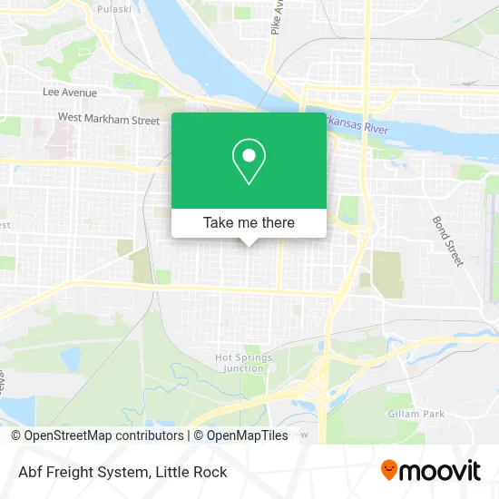 Abf Freight System map