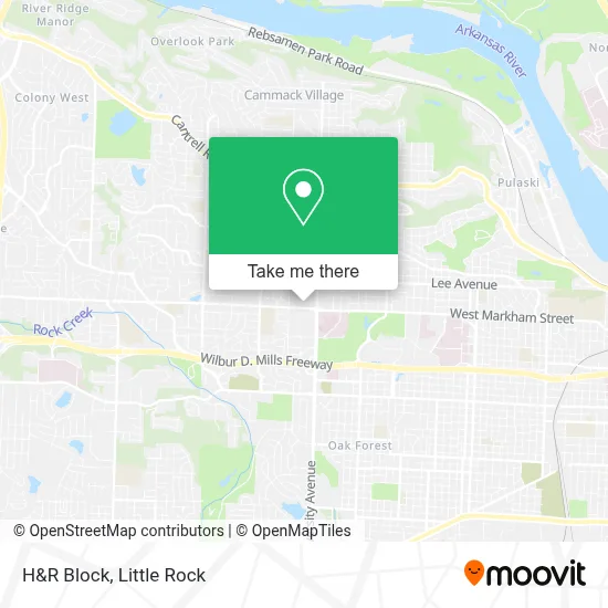 H&R Block map