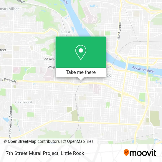 7th Street Mural Project map