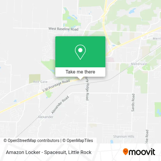 Amazon Locker - Spacesuit map