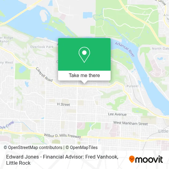 Edward Jones - Financial Advisor: Fred Vanhook map