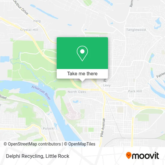 Delphi Recycling map