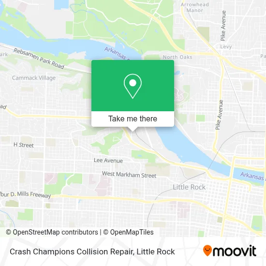 Crash Champions Collision Repair map
