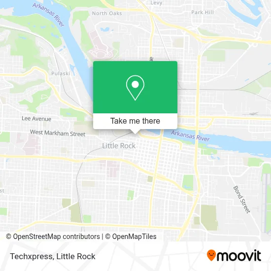 Techxpress map