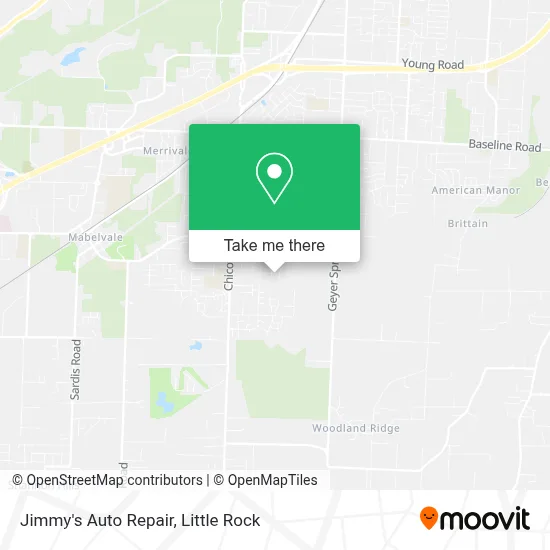 Jimmy's Auto Repair map