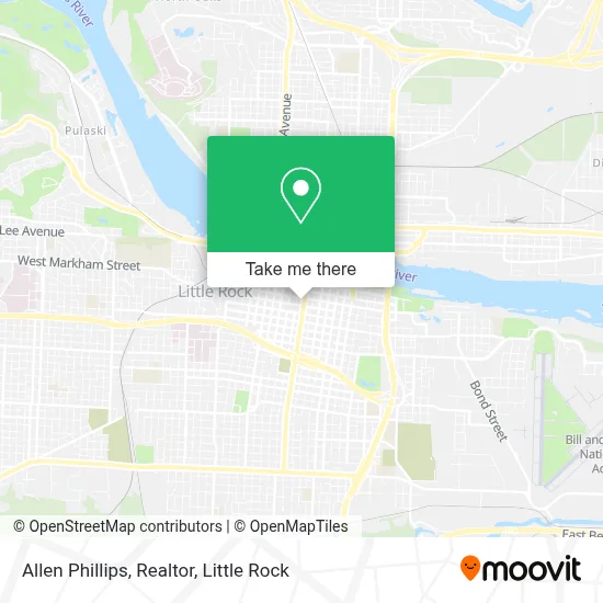 Allen Phillips, Realtor map