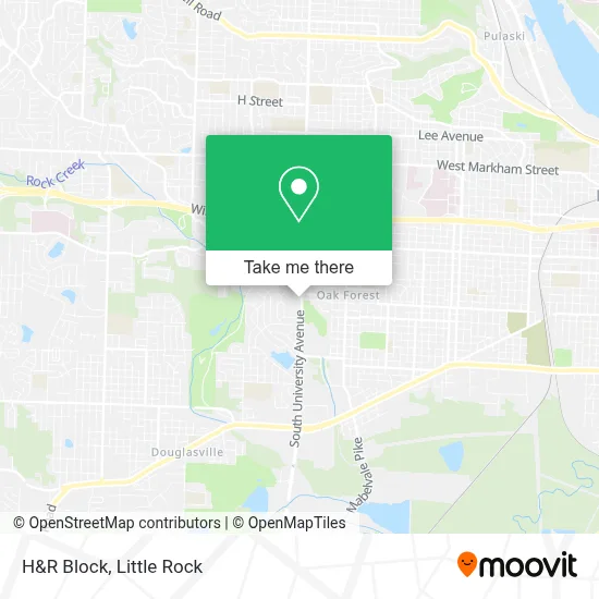 H&R Block map