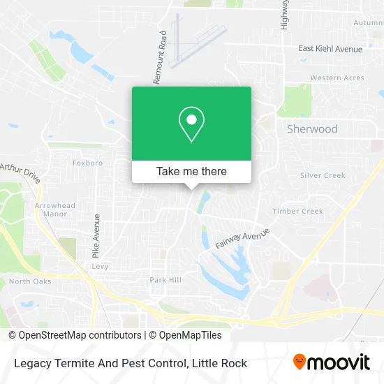 Legacy Termite And Pest Control map