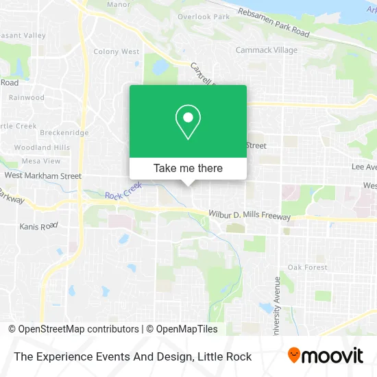 The Experience Events And Design map