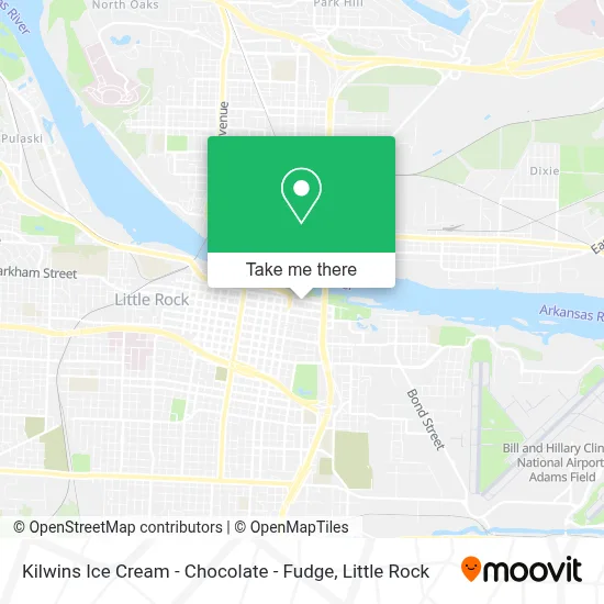 Kilwins Ice Cream - Chocolate - Fudge map