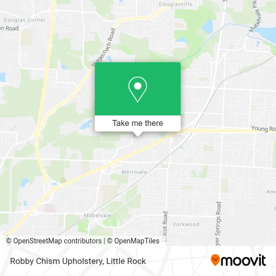 Robby Chism Upholstery map