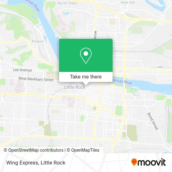 Wing Express map