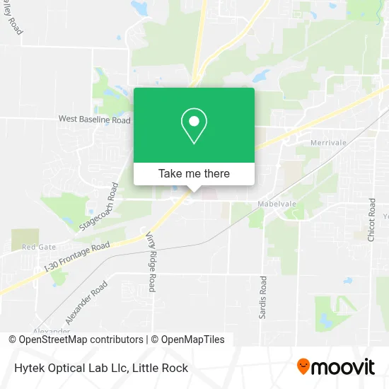 Hytek Optical Lab Llc map
