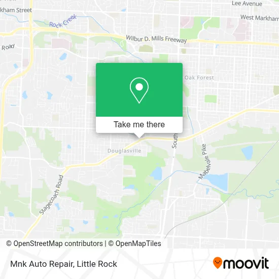Mnk Auto Repair map