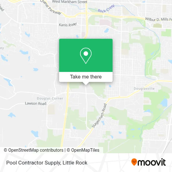 Pool Contractor Supply map