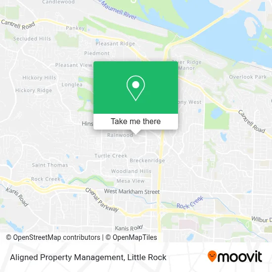 Aligned Property Management map