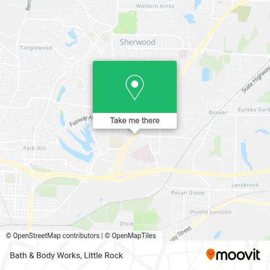 Bath & Body Works map