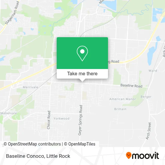 Baseline Conoco map