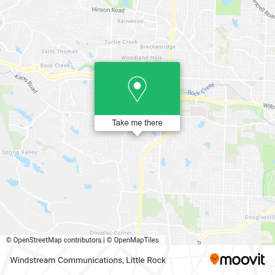 Windstream Communications map