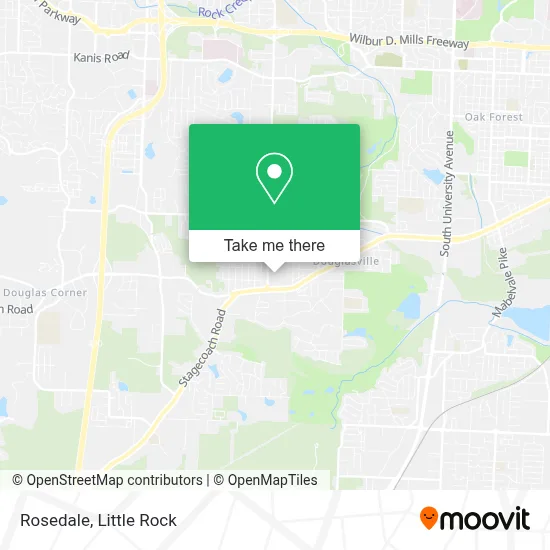 Rosedale map