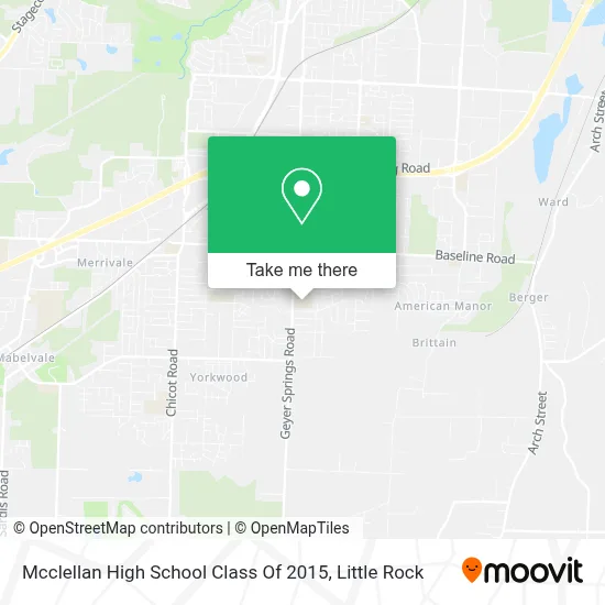 Mcclellan High School Class Of 2015 map
