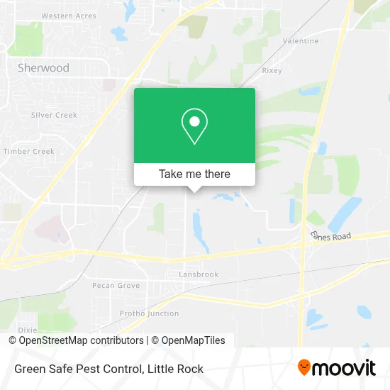 Green Safe Pest Control map