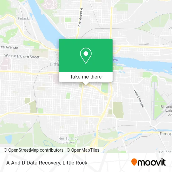 A And D Data Recovery map