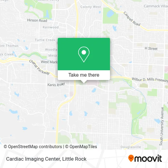 Cardiac Imaging Center map