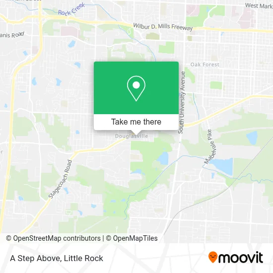 A Step Above map