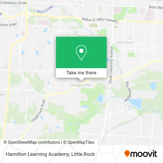 Hamilton Learning Academy map