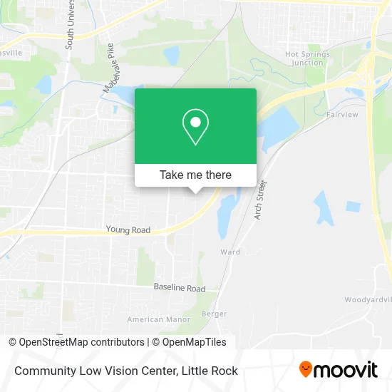 Community Low Vision Center map